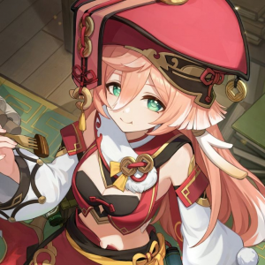 Yanfei — genshin impact characters in school (4.7) option 70