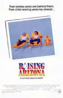 Raising Arizona Poster — Nicolas Cage Films option 65