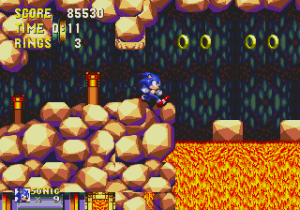 Lavareef — Ultimate Sonic classic Levels option 67