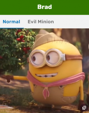 Bradpng — Minions Tierlist option 19