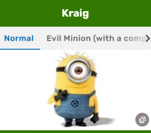 Kraigpng — Minions Tierlist option 100