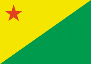 Acre — Bandeiras dos estados brasileiros (+DF) 2024 option 1