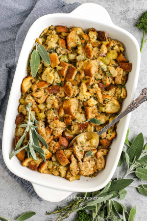 Easy Stuffing Recipe Spendwithpennies 18 — Thanksgiving Foods option 7