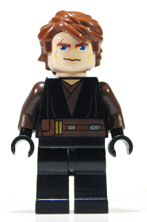 Zzzzz 1727478080anakin Skywalker Large Eyes Dark Brown Arms — Lego Star Wars Minifigures option 26
