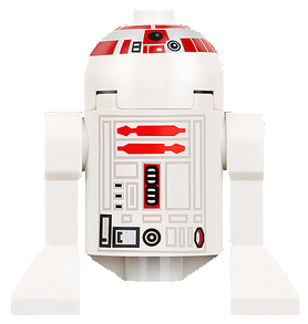 Zzzzz 1727478084astromech Droid R5 D4 Long Red Stripes On Dome — Lego Star Wars Minifigures option 88