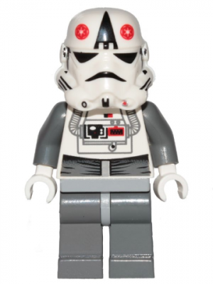 Zzzzz 1727478084at At Driver Red Imperial Logo Bluish Grays Black Head Stormtrooper Helmet — Lego Star Wars Minifigures option 98