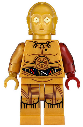 Zzzzz 1727478134c 3po Dark Red Arm — Lego Star Wars Minifigures option 154