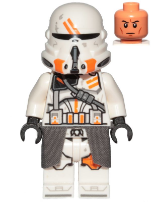 Zzzzz 1727478136clone Airborne Trooper 212th Attack Battalion Phase 2 White Arms Dirt Stains Dark Bluish Gray Cloth Kama Nougat Head — Lego Star Wars Minifigures option 185