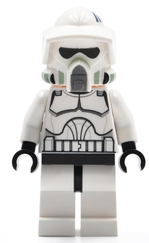 Zzzzz 1727478136clone Arf Trooper Razor Stak 91st Mobile Reconnaissance Corps Lightning Squadron Phase 1 Large Eyes — Lego Star Wars Minifigures option 191