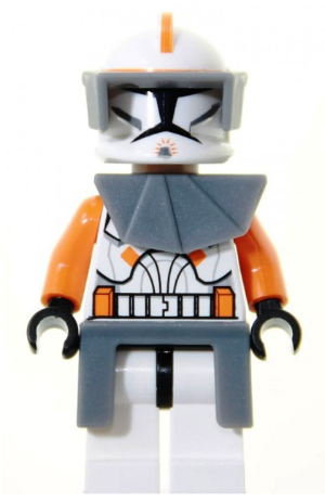 Zzzzz 1727478138clone Trooper Commander Cody 212th Attack Battalion Phase 1 Dark Bluish Gray Visor Pauldron And Kama Large Eyes — Lego Star Wars Minifigures option 213
