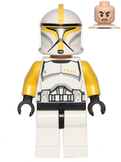 Zzzzz 1727478138clone Trooper Commander Phase 1 Yellow Arms Scowl — Lego Star Wars Minifigures option 215