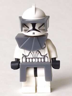 Zzzzz 1727478138clone Trooper Phase 1 Dark Bluish Gray Visor Pauldron And Kama Large Eyes — Lego Star Wars Minifigures option 218