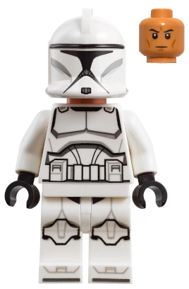 Zzzzz 1727478138clone Trooper Phase 1 Nougat Head Printed Legs And Boots — Lego Star Wars Minifigures option 219