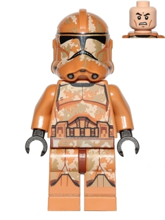 Zzzzz 1727478138clone Trooper Phase 2 Geonosis Camouflage Scowl — Lego Star Wars Minifigures option 221