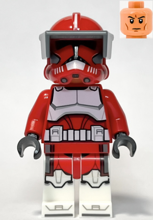 Zzzzz 1727478139clone Trooper Commander Fox Coruscant Guard Phase 2 Dark Bluish Gray Visor Printed Legs — Lego Star Wars Minifigures option 226