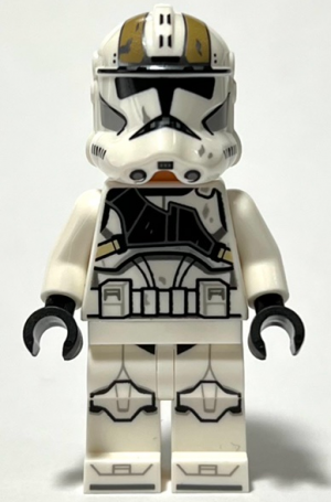 Zzzzz 1727478139clone Trooper Gunner Phase 2 Dirt Stains Nougat Head Helmet With Holes — Lego Star Wars Minifigures option 231