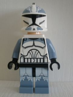 Zzzzz 1727478140clone Trooper 104th Battalion Wolfpack Phase 1 Sand Blue Markings White Jet Pack Large Eyes — Lego Star Wars Minifigures option 235