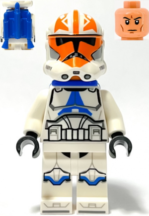 Zzzzz 1727478141clone Trooper 501st Legion 332nd Company Phase 2 Helmet With Holes And Togruta Markings Blue Jet Pack — Lego Star Wars Minifigures option 252