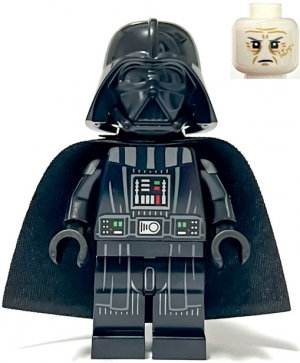 Zzzzz 1727478143darth Vader Printed Arms Traditional Starched Fabric Cape White Head With Frown — Lego Star Wars Minifigures option 286