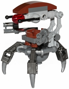 Zzzzz 1727478144droideka Destroyer Droid Pearl Dark Gray Arms Mechanical — Lego Star Wars Minifigures option 308