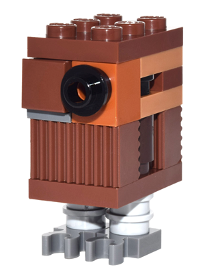 Zzzzz 1727478194gonk Droid Gnk Power Droid Reddish Brown — Lego Star Wars Minifigures option 406