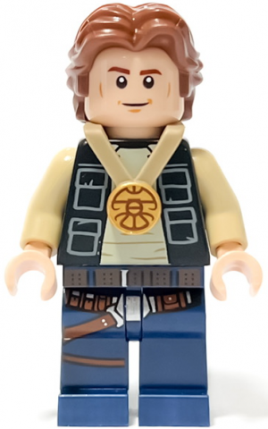 Zzzzz 1727478261han Solo Celebration Wavy Hair — Lego Star Wars Minifigures option 424