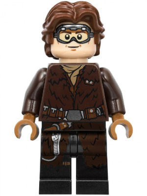 Zzzzz 1727478261han Solo Fur Coat And Goggles — Lego Star Wars Minifigures option 426