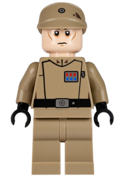 Zzzzz 1727478265imperial Officer Captain Commandant Commander Dark Tan Uniform — Lego Star Wars Minifigures option 473