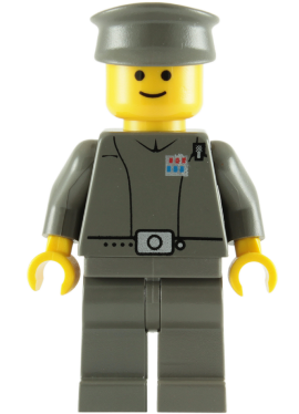 Zzzzz 1727478265imperial Officer Captain Commandant Commander Police Cap Yellow Head With Standard Grin — Lego Star Wars Minifigures option 474