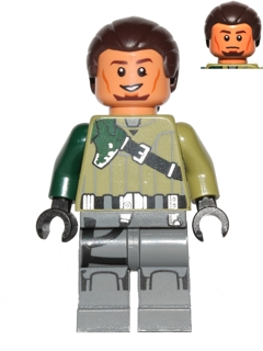 Zzzzz 1727478268kanan Jarrus Dark Brown Hair And Eyebrows — Lego Star Wars Minifigures option 534