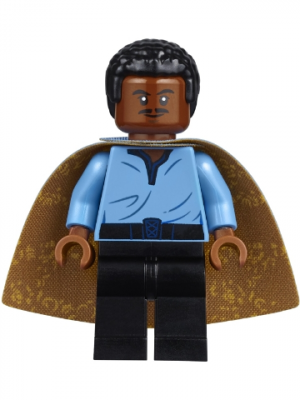 Zzzzz 1727478420lando Calrissian Cloud City Outfit Coiled Texture Hair — Lego Star Wars Minifigures option 564
