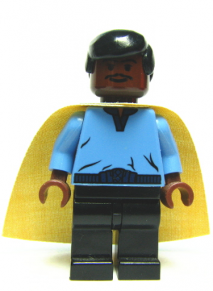 Zzzzz 1727478420lando Calrissian Cloud City Outfit Smooth Hair — Lego Star Wars Minifigures option 565