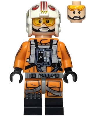 Zzzzz 1727478422luke Skywalker Pilot Suit Printed Arms Black Boots — Lego Star Wars Minifigures option 581