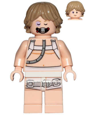 Zzzzz 1727478422luke Skywalker Bacta Tank Outfit Dark Tan Hair — Lego Star Wars Minifigures option 583