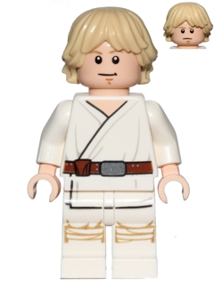 Zzzzz 1727478423luke Skywalker Tatooine White Legs Stern Smile Face Print — Lego Star Wars Minifigures option 595