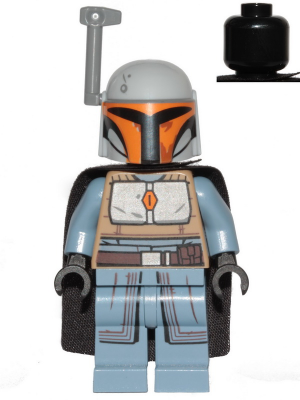 Zzzzz 1727478425mandalorian Tribe Warrior Female Black Cape Light Bluish Gray Helmet — Lego Star Wars Minifigures option 614