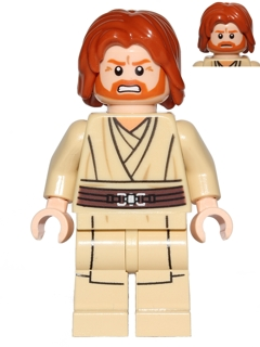 Zzzzz 1727478429obi Wan Kenobi Mid Length Tousled With Center Part Hair — Lego Star Wars Minifigures option 666