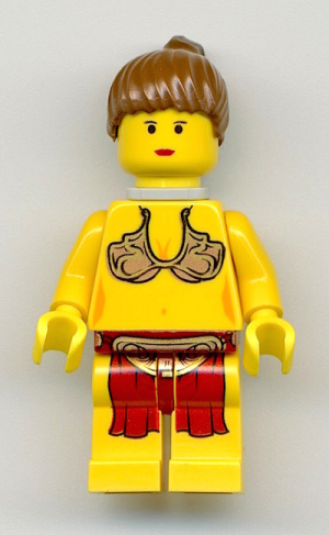 Zzzzz 1727478488princess Leia Jabba Slave With Neck Bracket — Lego Star Wars Minifigures option 718