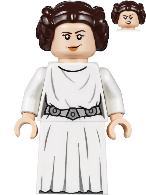 Zzzzz 1727478488princess Leia White Dress Detailed Belt Skirt Part — Lego Star Wars Minifigures option 719