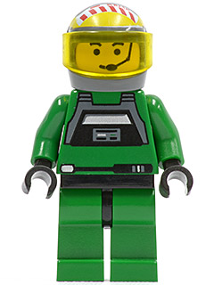 Zzzzz 1727478491rebel Pilot A Wing Yellow Head Trans Yellow Visor Green Jumpsuit — Lego Star Wars Minifigures option 748