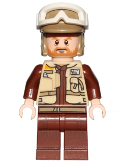 Zzzzz 1727478492rebel Trooper White Goggles Dark Tan Helmet Medium Nougat Beard Corporal Rostok — Lego Star Wars Minifigures option 767