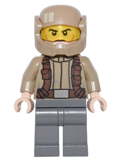 Zzzzz 1727478493resistance Trooper Dark Tan Jacket Frown Cheek Lines — Lego Star Wars Minifigures option 795