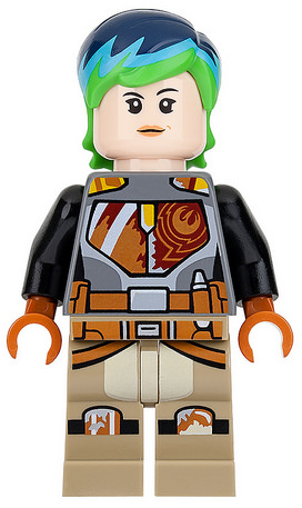 Zzzzz 1727478581sabine Wren Bright Green And Dark Blue Hair — Lego Star Wars Minifigures option 815