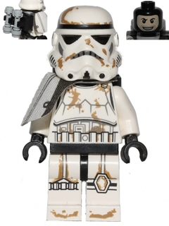 Zzzzz 1727478582sandtrooper White Pauldron Survival Backpack Dirt Stains Balaclava Head Print And Helmet With Dotted Mouth Pattern — Lego Star Wars Minifigures option 826