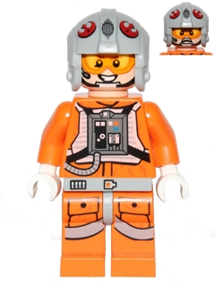 Zzzzz 1727478584snowspeeder Pilot Light Bluish Gray Helmet — Lego Star Wars Minifigures option 867