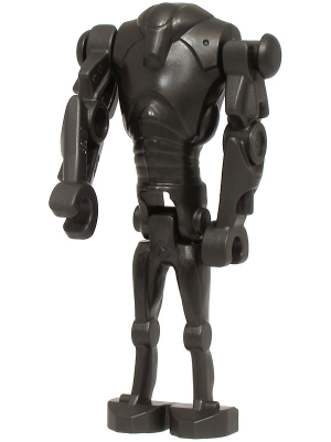 Zzzzz 1727478585super Battle Droid Pearl Dark Gray Narrow Head Chest Light Indent — Lego Star Wars Minifigures option 883
