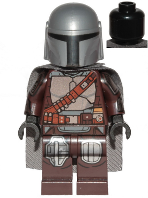 Zzzzz 1727478587the Mandalorian Din Djarin Mando Silver Beskar Armor Cape — Lego Star Wars Minifigures option 902