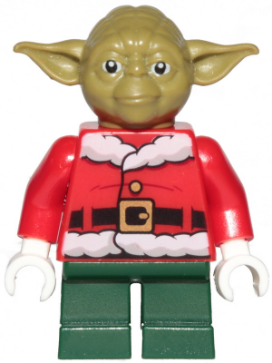 Zzzzz 1727478590yoda Olive Green Red Santa Jacket Dark Green Short Legs — Lego Star Wars Minifigures option 955