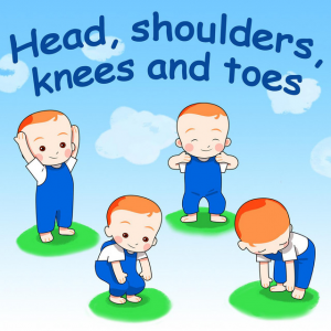 Head Shoulders Knees And Toes — Nursery Rhymes option 5