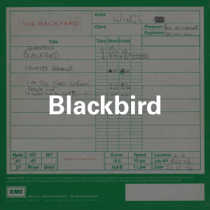 Zzzzz 177659310574tb Blackbird — ALL of Paul McCartney (+ Wings + Fireman) songs (1969-2026) option 189